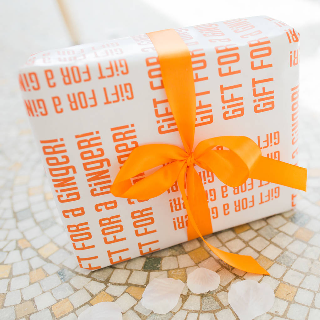 ginger gift wrap one